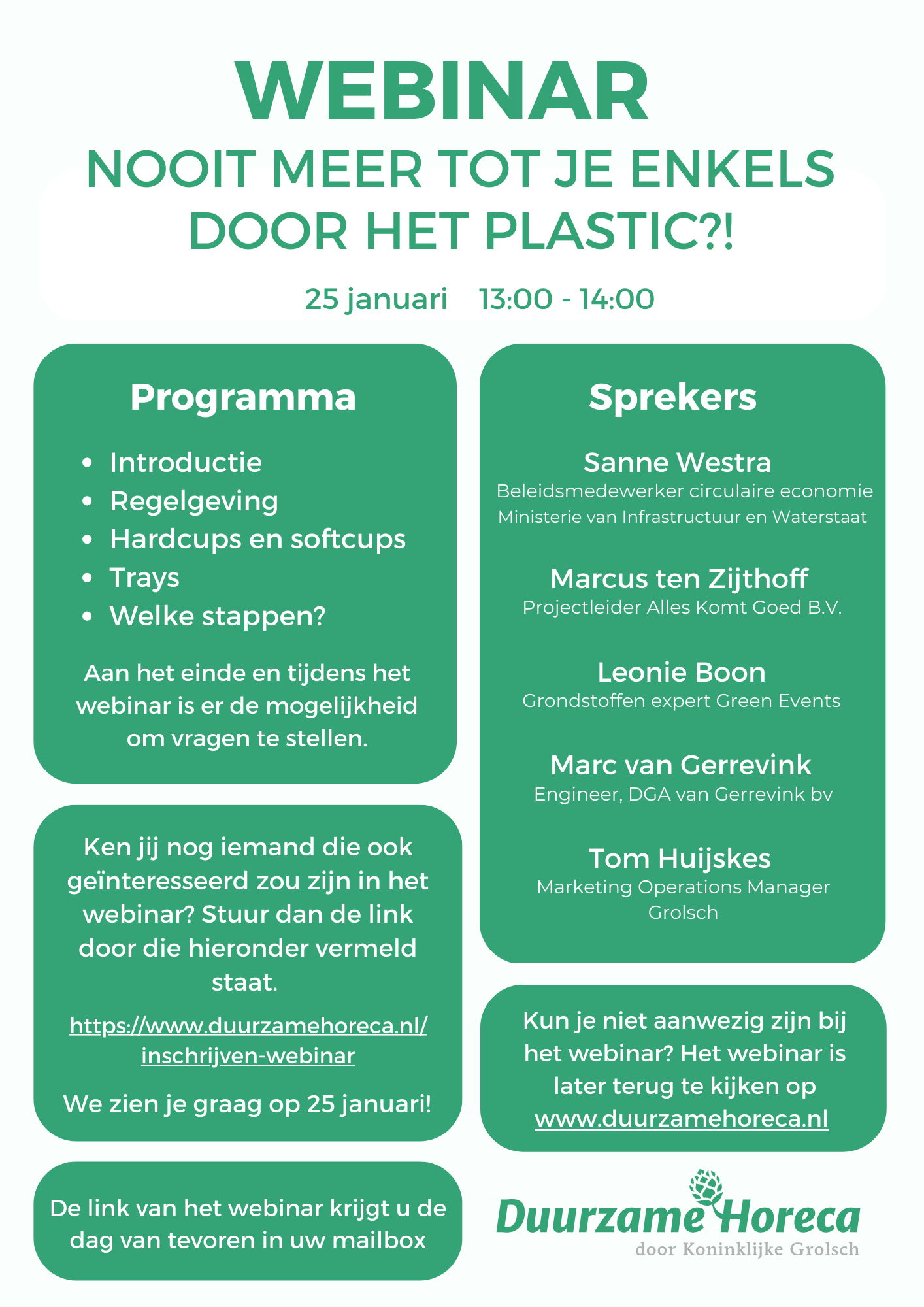 Informatie webinar Informatie webinar