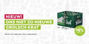 Grolsch introduceert: het ‘niet-zo-nieuwe’ krat