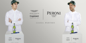 Partnerschap Peroni Libera 0.0% en het Aston Martin Cognizant Formula One™️ team
